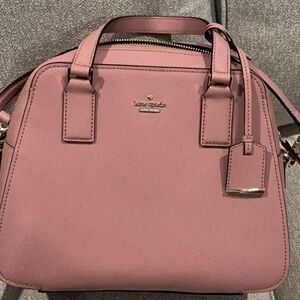 Kate Spade Soft Pink Satchel with Gold Hardware